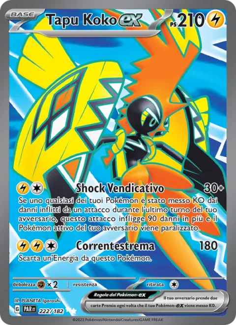 Tapu Koko ex [Vengeful Shock | Extreme Current]