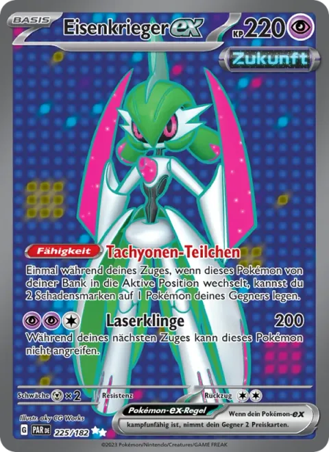 Iron Valiant ex [Tachyon Bits | Laser Blade]