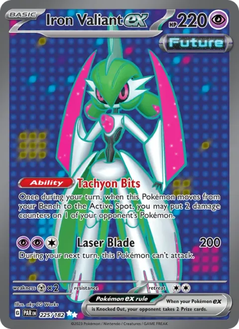 Iron Valiant ex [Tachyon Bits | Laser Blade]