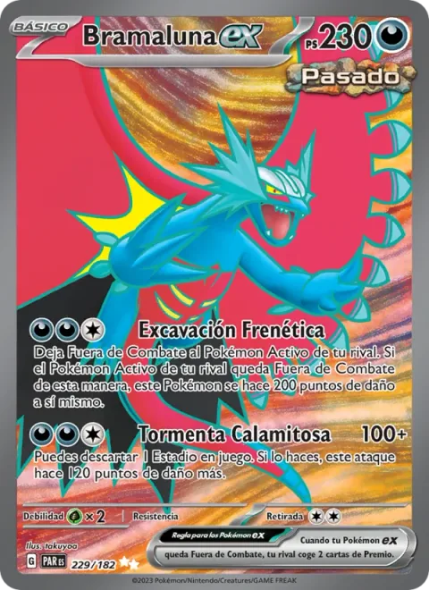 Roaring Moon ex [Frenzied Gouging | Calamity Storm]