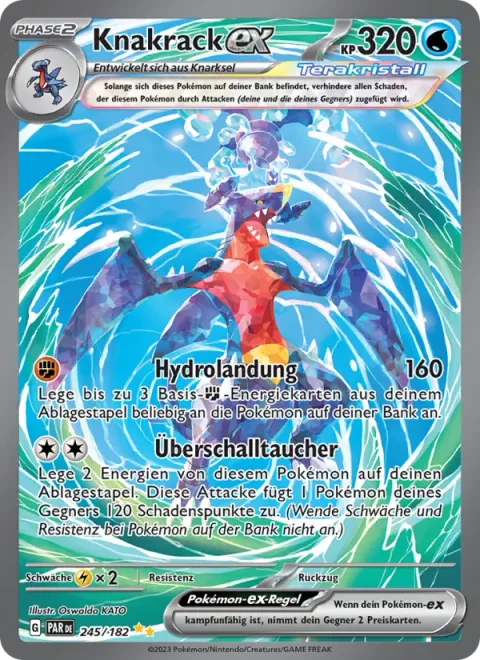 Garchomp ex [Hydro Lander | Sonic Dive]