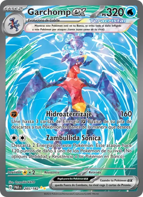 Garchomp ex [Hydro Lander | Sonic Dive]