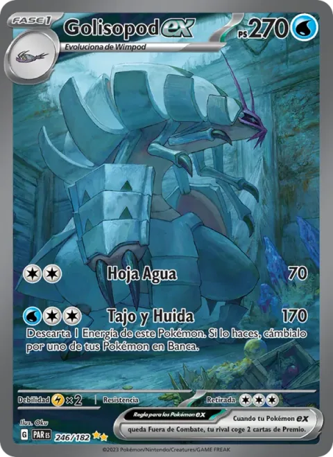 Golisopod ex [Aqua Blade | Swing and Skedaddle]