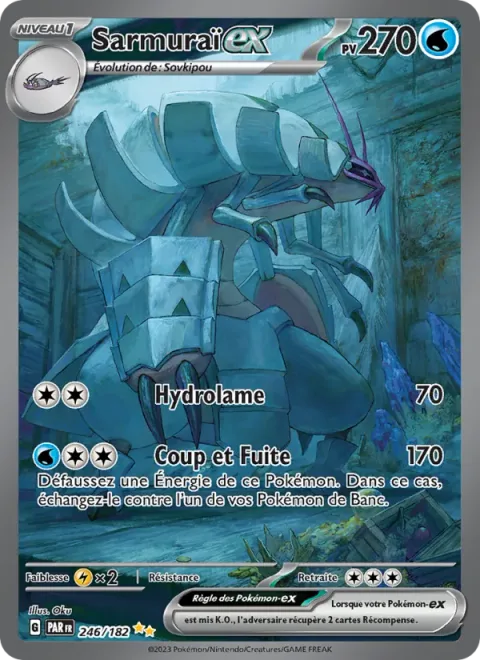 Golisopod ex [Aqua Blade | Swing and Skedaddle]