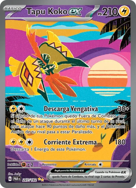 Tapu Koko ex [Vengeful Shock | Extreme Current]