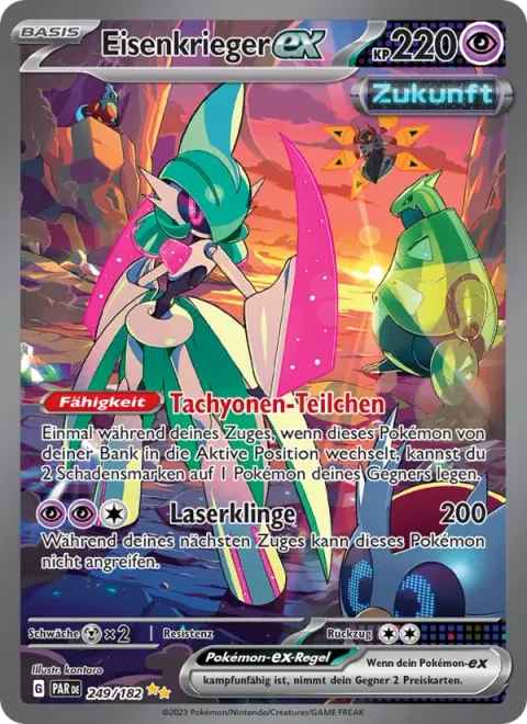 Iron Valiant ex [Tachyon Bits | Laser Blade]