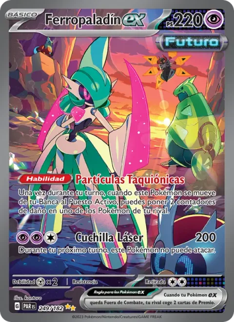 Iron Valiant ex [Tachyon Bits | Laser Blade]