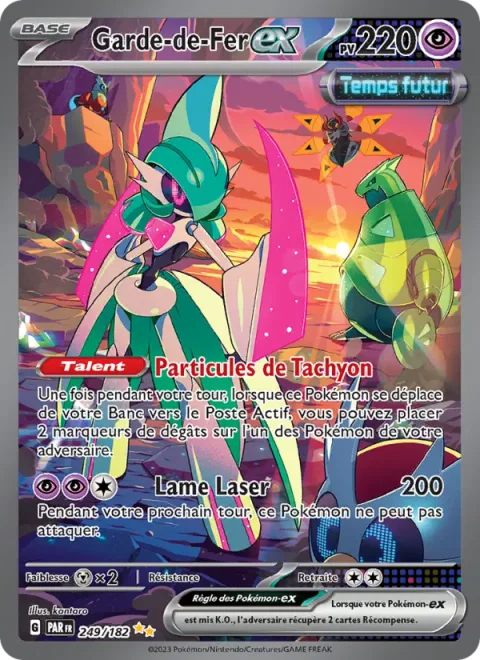 Iron Valiant ex [Tachyon Bits | Laser Blade]