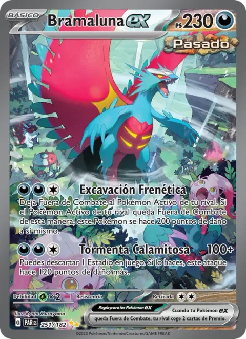 Roaring Moon ex [Frenzied Gouging | Calamity Storm]