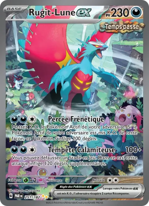 Roaring Moon ex [Frenzied Gouging | Calamity Storm]