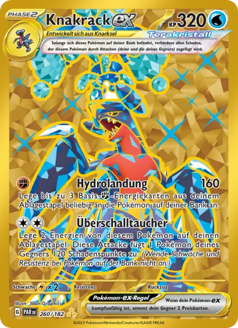 Garchomp ex [Hydro Lander | Sonic Dive]