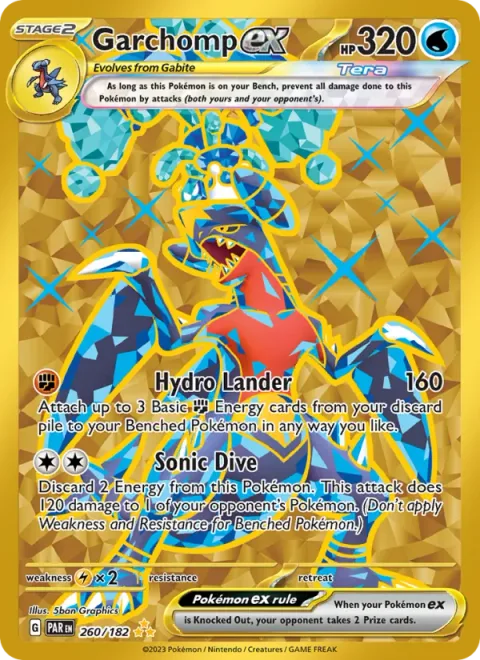 Garchomp ex [Hydro Lander | Sonic Dive]
