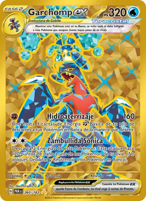 Garchomp ex [Hydro Lander | Sonic Dive]