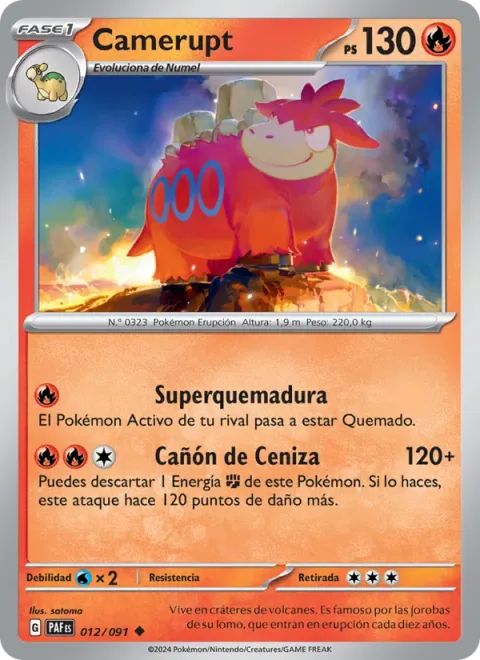 Camerupt [Super Singe | Cinder Cannon]