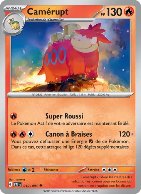 Camerupt [Super Singe | Cinder Cannon]