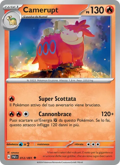 Camerupt [Super Singe | Cinder Cannon]