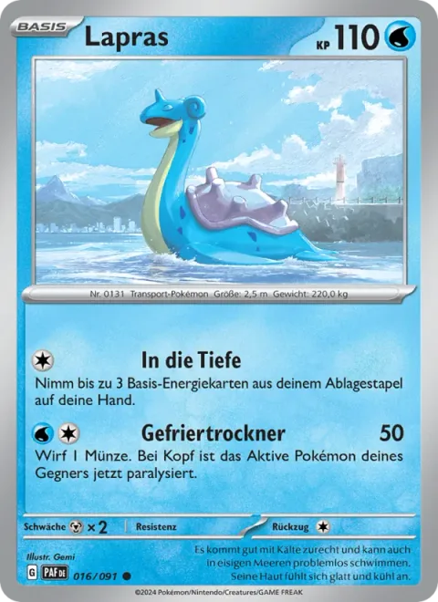 Lapras [Into the Deep | Freeze-Dry]