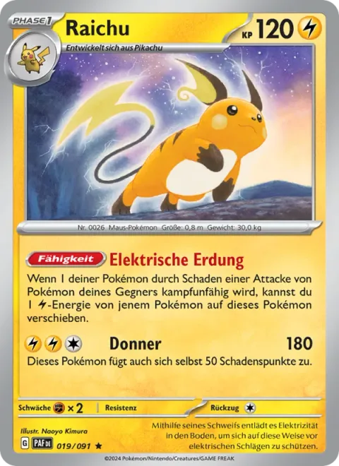 Raichu [Electrical Grounding | Thunder]