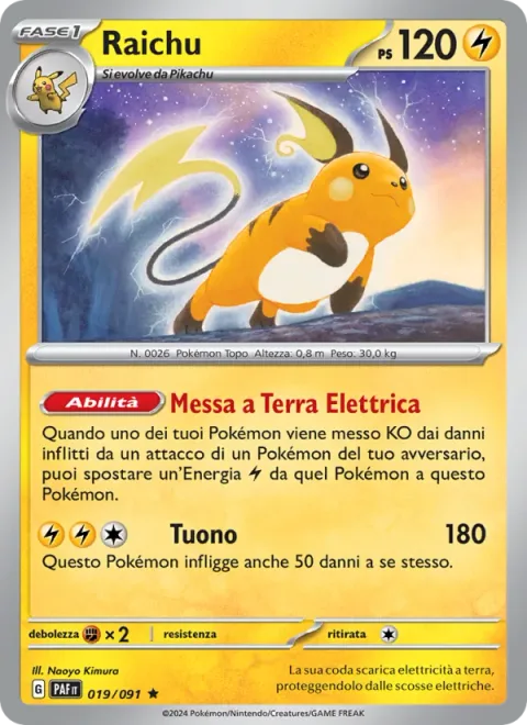Raichu [Electrical Grounding | Thunder]