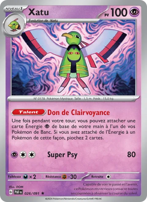 Xatu [Clairvoyant Sense | Super Psy Bolt]