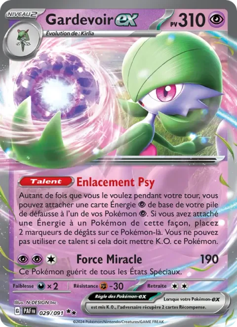 Gardevoir ex [Psychic Embrace | Miracle Force]