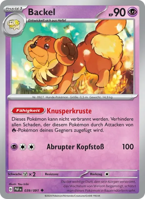 Dachsbun [Well-Baked Body | Headbutt Bounce]