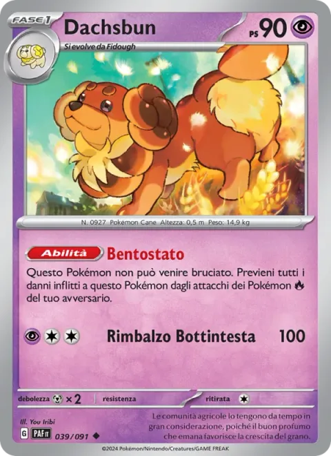 Dachsbun [Well-Baked Body | Headbutt Bounce]