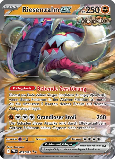 Great Tusk ex [Quaking Demolition | Great Bash]