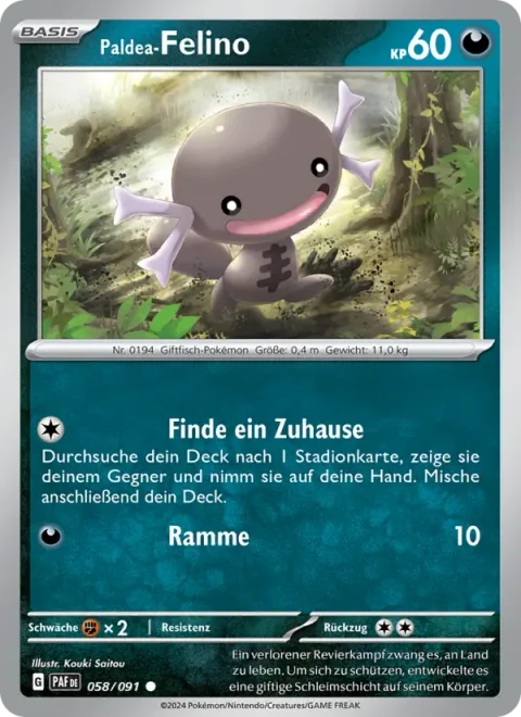Paldean Wooper [Find a Home | Ram]