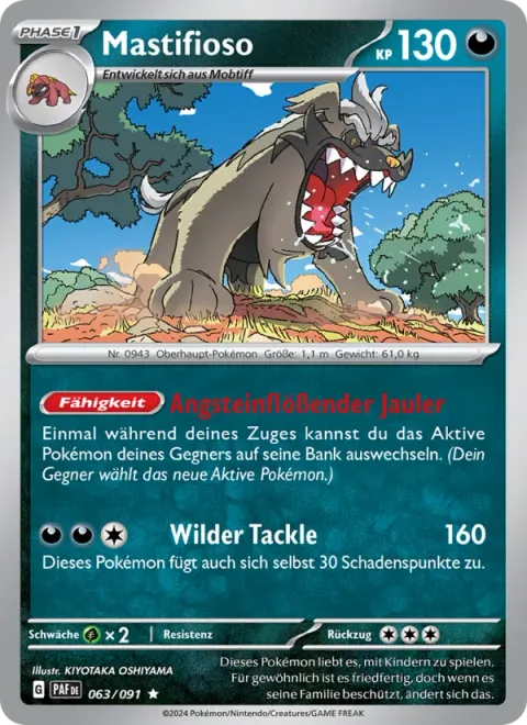 Mabosstiff [Intimidating Howl | Wild Tackle]