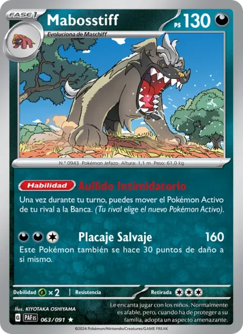 Mabosstiff [Intimidating Howl | Wild Tackle]