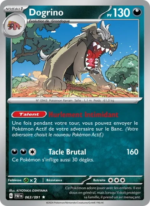 Mabosstiff [Intimidating Howl | Wild Tackle]