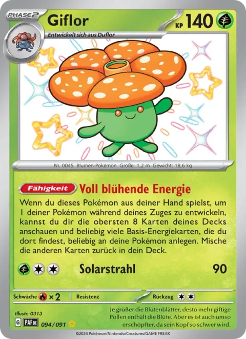 Vileplume [Fully Blooming Energy | Solar Beam]