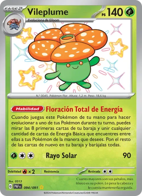 Vileplume [Fully Blooming Energy | Solar Beam]