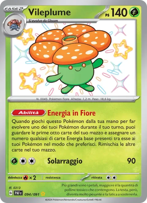 Vileplume [Fully Blooming Energy | Solar Beam]