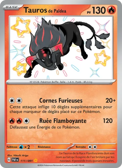 Paldean Tauros [Raging Horns | Blaze Dash]