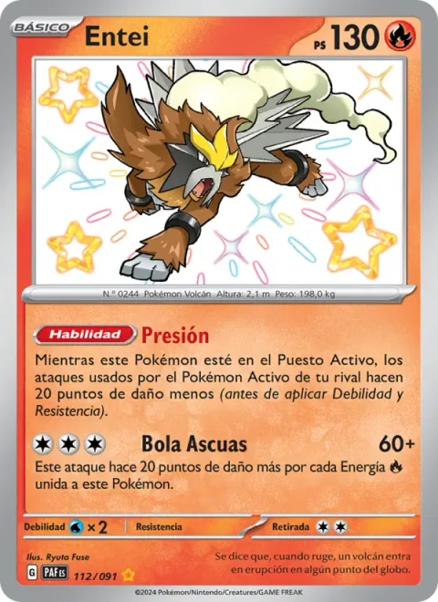 Entei [Pressure | Blaze Ball]