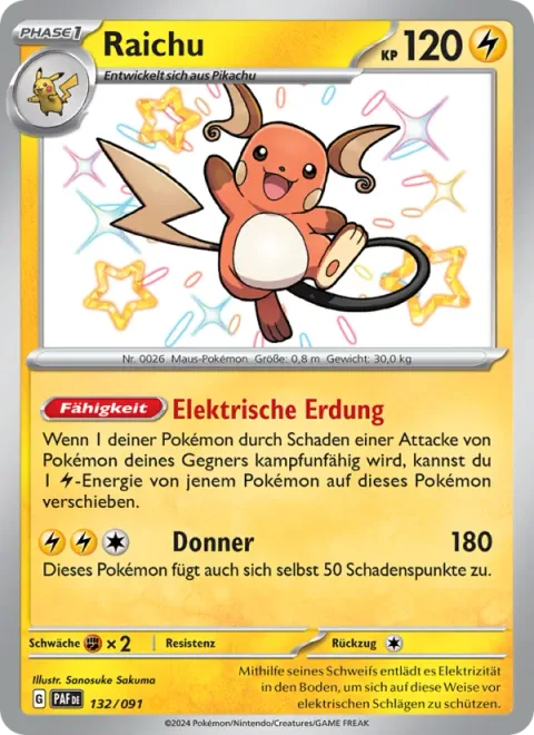 Raichu [Electrical Grounding | Thunder]