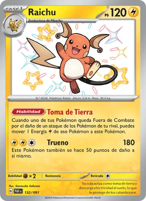 Raichu [Electrical Grounding | Thunder]