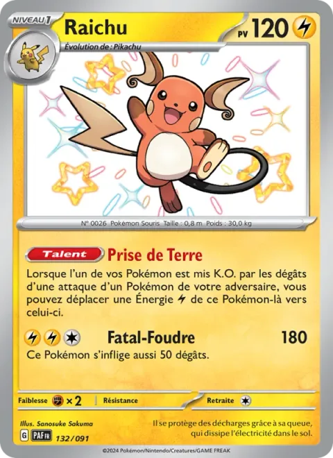 Raichu [Electrical Grounding | Thunder]