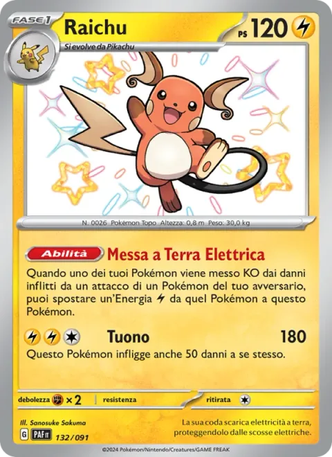 Raichu [Electrical Grounding | Thunder]