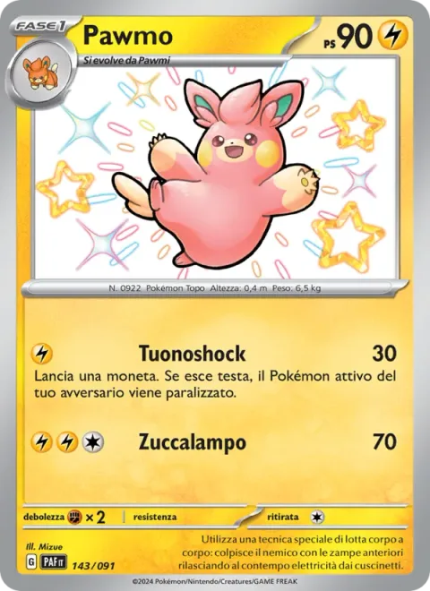 Pawmo [Thunder Shock | Head Bolt]