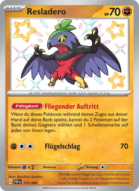 Hawlucha [Flying Entry | Wing Attack]