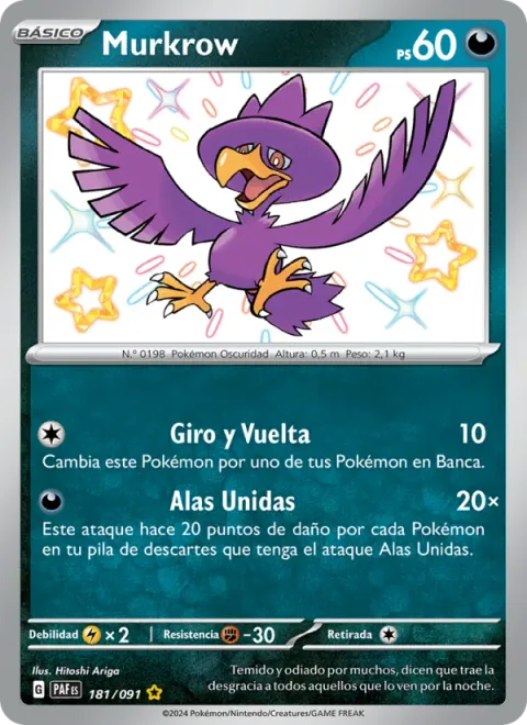 Murkrow [Spin Turn | United Wings]