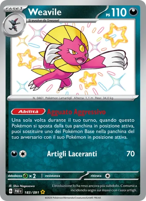Weavile [Assaulting Hunt | Slashing Claw]
