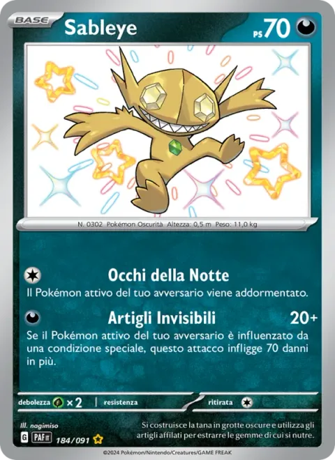 Sableye [Night Eyes | Unseen Claw]