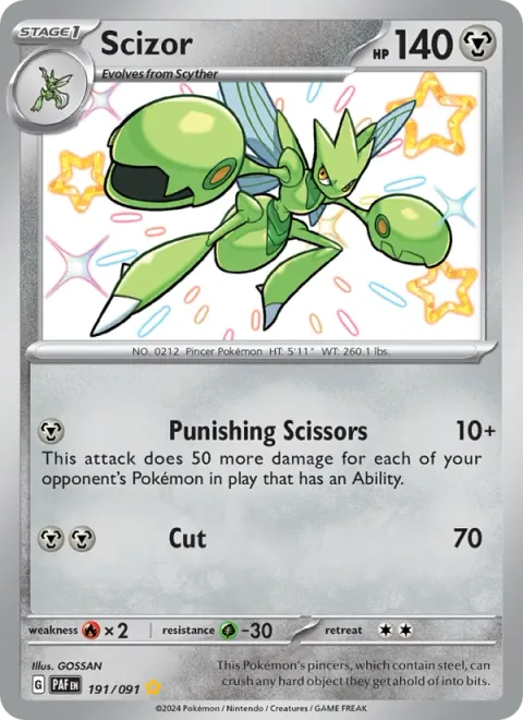 Scizor [Punishing Scissors | Cut]
