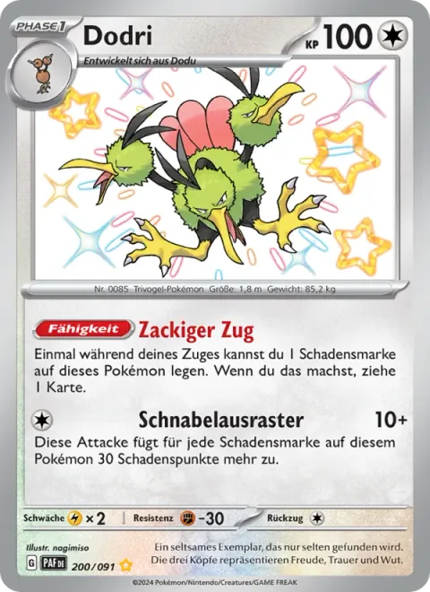 Dodrio [Zooming Draw | Ballistic Beak]