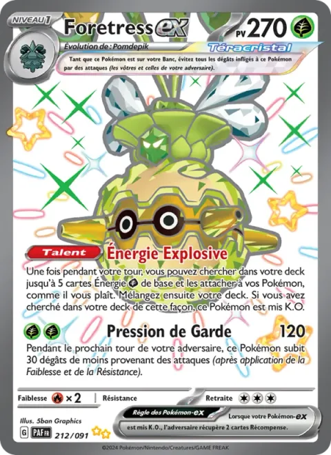Forretress ex [Exploding Energy | Guard Press]