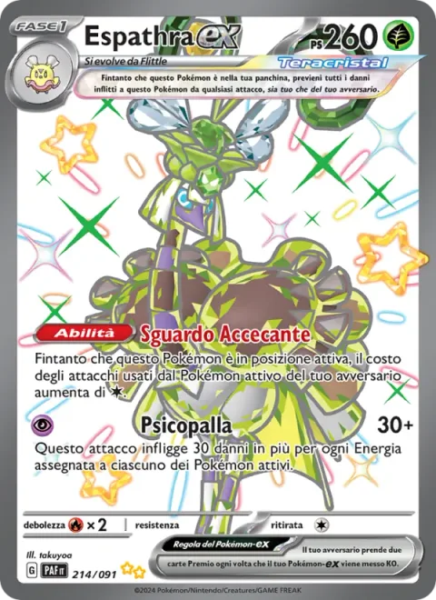 Espathra ex [Dazzling Glare | Psychic Ball]